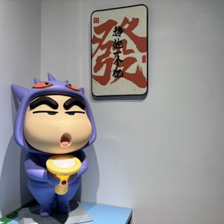 （日本直郵）蠟筆小新耿鬼小新大手辦43cm變皮蠟筆小新可亮燈床頭燈禮品男女朋友節日