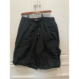 二手日潮」Neighborhood 寬版 6口袋 多口袋 短褲 工裝短褲 黑色Wide Cargo Shorts