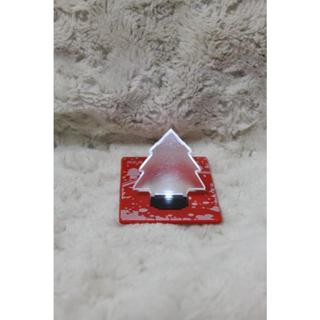可愛 聖誕樹 造型 創意 LED 卡片燈 錢包 小夜燈 名片燈 應急燈 燈泡造型LED 立燈 折疊燈 卡片立燈
