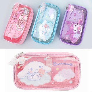 現貨 Sanrio 韓國三麗鷗 大容量 金蔥閃亮 鉛筆盒 筆袋 文具 大耳狗 庫洛米 美樂蒂 APPLES 韓國代購