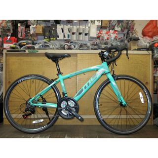 【冠鑫自行車】美騎樂 ML-R193S SHIMANO 21速 鋁合金 24吋 彎把公路車 童車 小鐵人 湖水綠 高雄