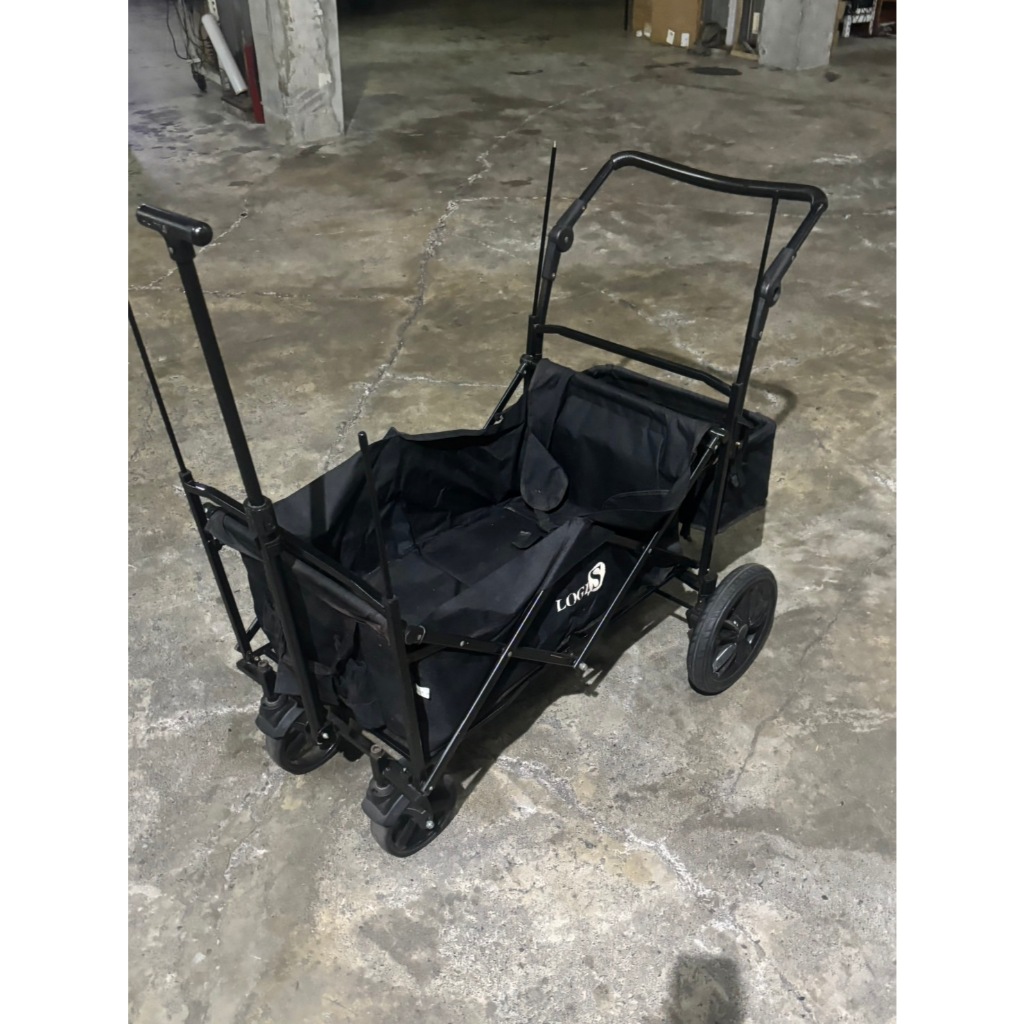 台灣現貨 LOGIS 二手美式推車 購物拖車寵物野餐超市釣魚買菜 露營 推拉車 搬推拉車 美式推拉寵物車