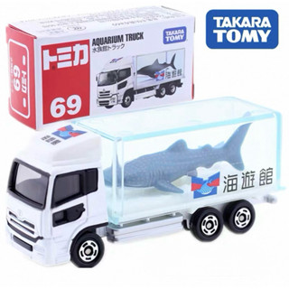 【當日寄出】TOMICA合金模型車｜鯨鯊水族館運輸車 海洋展示主題車｜No.69｜動物運輸車｜迷你模型車｜兒童玩具車