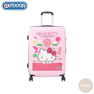【OUTDOOR】Hello Kitty聯名款臺灣景點24吋行李箱-粉紅色 /個 ODKT21A24PK