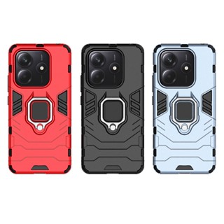 【手機寶貝】 黑豹防摔手機殼 紅米 NOTE14 4G 鋼鐵指環支架手機殼 Redmi Note 14 防摔殼 手機殼