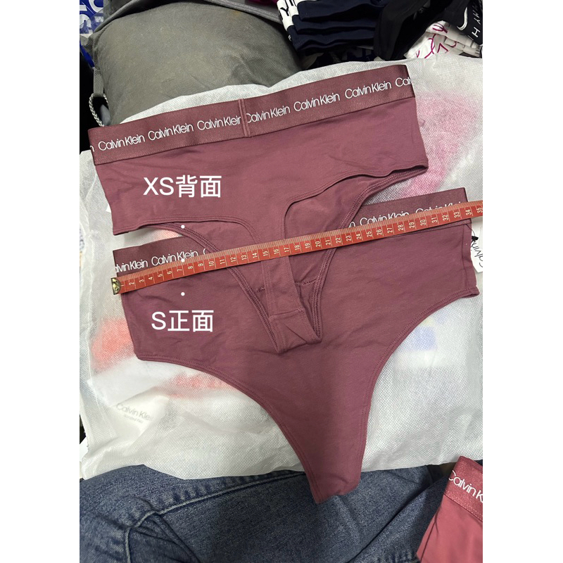 【現貨】CK Calvin Klein 寬帶 寬版 女生 高腰 丁字褲 素色 內褲