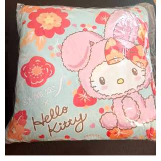 快速出貨🌸hello kitty絨布毛毯 可愛凱蒂貓小抱枕(舒酸定、尺寸：90x150cm)
