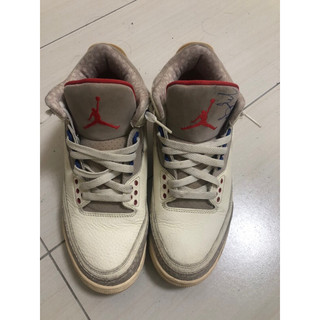 AIR JORDAN 3 RETRO少有簽名版，男鞋，鞋，8號