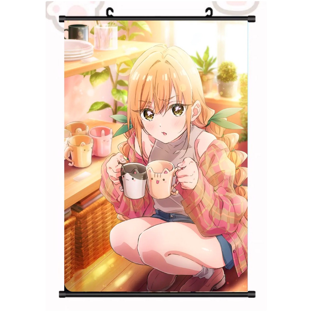 【部分現貨】大祥老師 超超超超超喜歡你的100 個女朋友 40X60CM掛軸 愛城戀太郎 花園羽香里 院田唐音 動漫週邊