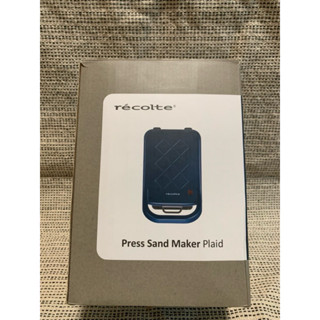 日本recolte Plaid 厚燒格子三明治機 - RPS-2 午夜藍 麗克特 電器 早餐點心 凹豆咖 露營