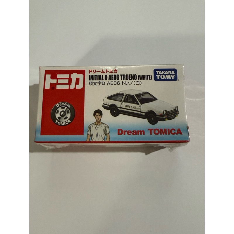 2盒微凹如圖（現貨）TOMICA 多美小車。無編號 頭文字 INITIAL D AE86 TRUENO 白蓋