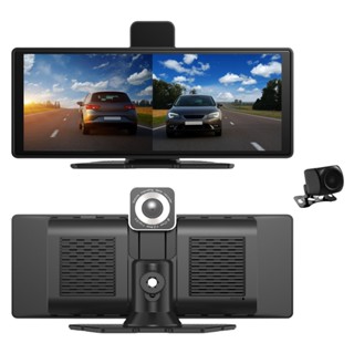 【臺灣現貨~隔日到貨】 日本品牌 IS愛思10吋 SONY元件雙鏡頭中控式 GPS行車紀錄器 CarPlay/安卓