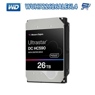 昌運監視器 WD Ultrastar DC HC590 26TB 3.5吋企業級硬碟 (WUH722626ALE6L4)
