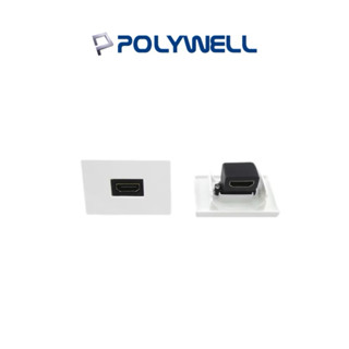 【POLYWELL】資訊盒面板 HDMI模組 90度 HDMI插座 資訊插座 影音訊號插座 插座 模組插座
