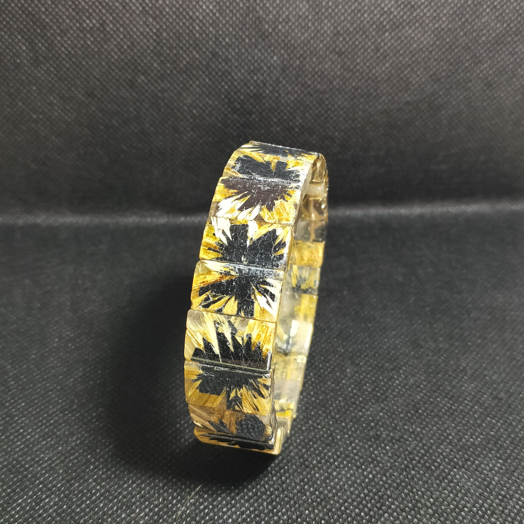 L0187_頂級_全滿全對花硬版鈦鈦晶花手排 鷹排 鈦晶手排