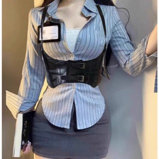 腰封 背帶式 歐美 街拍 時尚 裝飾 龐克風 cosplay 角色扮演 腰帶 顯瘦 牛仔 束腰 臺灣現貨 當天寄出