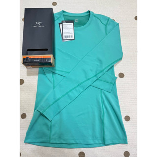 【Arcteryx 始祖鳥】女 Phase AR Crew 保暖內層長袖圓領衫登山排汗衣/保暖上衣