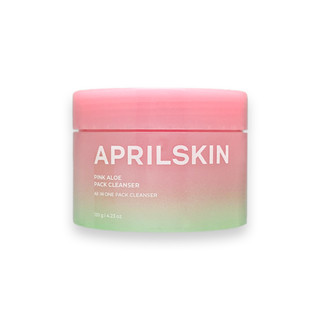 【APRILSKIN】粉紅蘆薈潔顏蛋白霜 120g 粉紅蘆薈 潔顏 去角質 毛孔 潔面乳 洗面乳