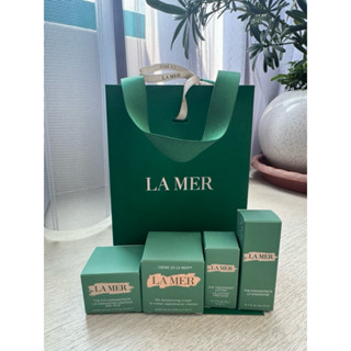 全新 LA MER 海洋拉娜 四件組/濃萃雙重修護精華 3ML/超能修護精華露5ML/乳霜 7ML/濃萃修復眼霜 5ML