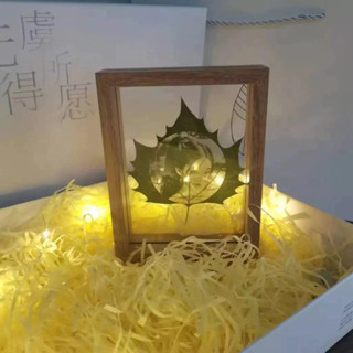 客製化創意禮物 葉子雕刻 客製化相片 平安葉 梧桐葉 葉雕畫 擺飾情人節禮物送女生送男生送長輩親友 生日禮物擺件
