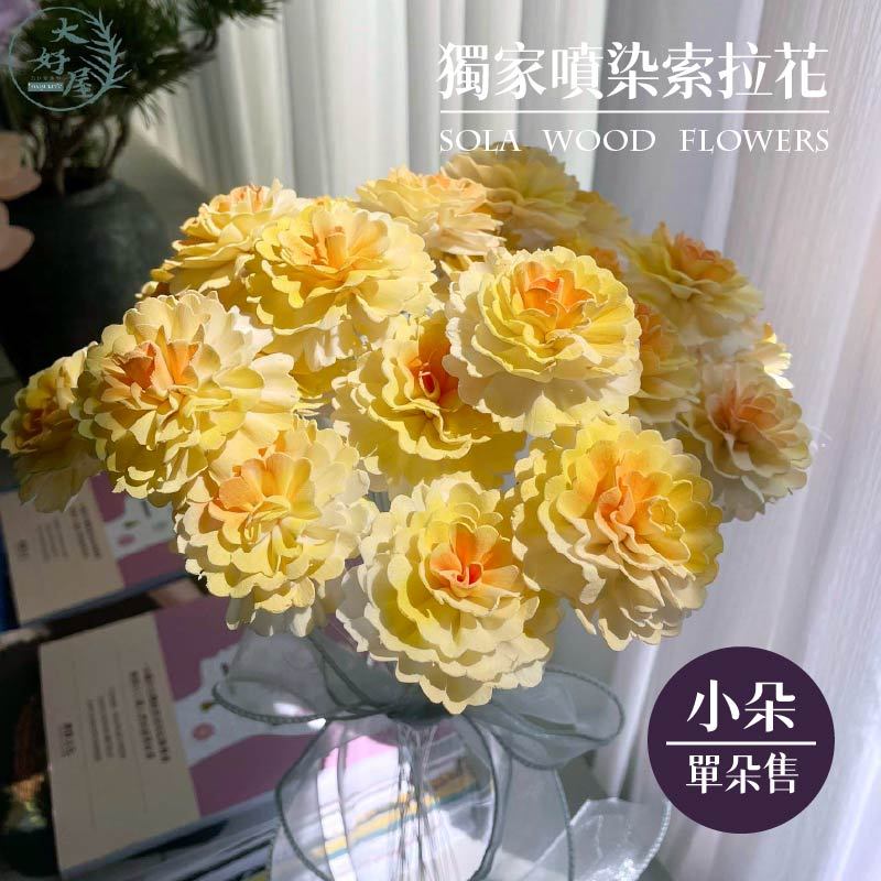 大好屋 快速出貨 索拉 索拉花 精油擴香 康乃馨 向日葵 手作蓪草花 康乃馨索拉花 畢業花束 手工花 擴香花 乾燥花