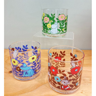 預購 日本進口 MOOMIN復古玻璃杯 嚕嚕米/阿金/小不點 水杯 冷水杯透明玻璃杯330ml復古水杯 餐廚水杯