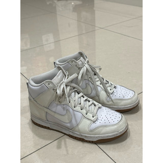 Nike Dunk High 女鞋 米白色 奶油黃 高筒 經典 運動 休閒鞋