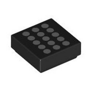 LEGO 77242 6539347 3070 黑色 1X1 平板 印刷磚