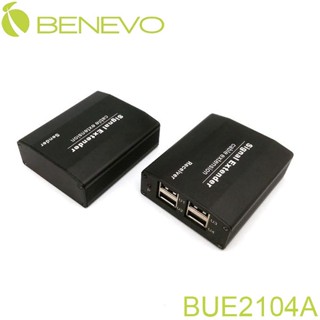 【3CTOWN】含稅附發票 BENEVO BUE2104A 4埠 USB2.0 網線型訊號延伸器