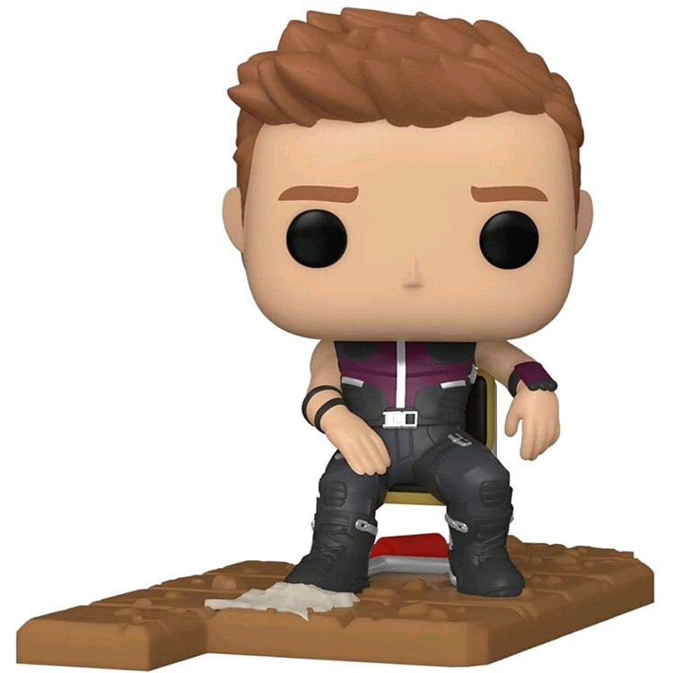 FUNKO POP 757 復仇者聯盟圓桌系列 鷹眼吃沙威瑪 豪華版 公仔 代理版