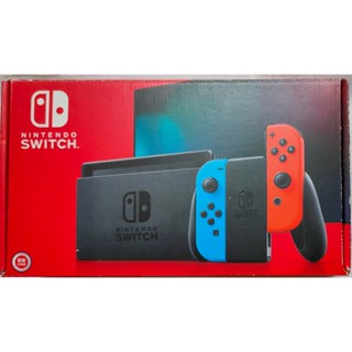NS Switch 主機 8.5成新 電力加強版 附原廠紙箱 臺灣原廠貨