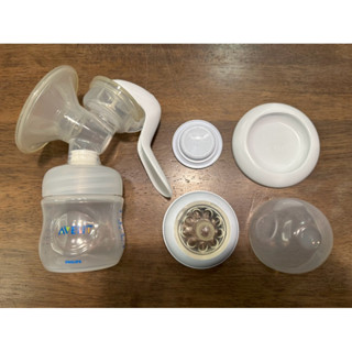 PHILIPS Avent新安怡 親乳感PP手動吸乳器（二手含配件）
