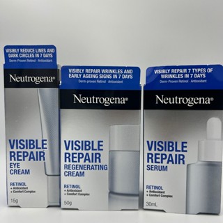 【露得清】NEUTROGENA臺灣公司貨肌緻新生A醇眼霜15g乳霜50g晚霜精華30ml韓國生產水活保濕再生霜淡化細紋