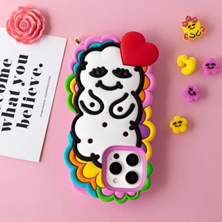 【Candies】適用iPhone 16 Pro Max - 繽紛綻放睡寶(愛心紅)