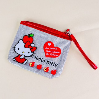 【藏寶船】2013年 法文 蘋果HelloKitty 凱蒂貓 收納包 零錢包 包包 Sanrio 三麗鷗