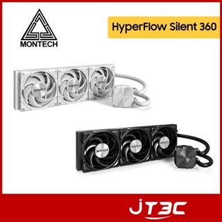 Montech 君主 HyperFlow Silent 360 水冷散熱器 黑 白