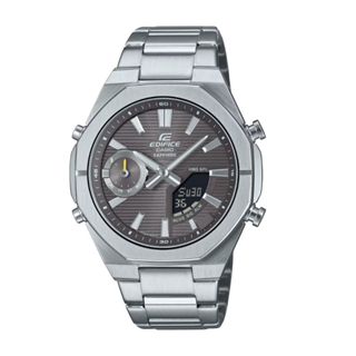 【CASIO 卡西歐】EDIFICE 藍芽纖薄輕巧 藍寶石水晶玻璃 紳士黑 賽車運動 ECB-S10DB-1A 43mm