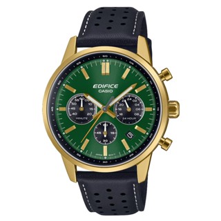 CASIO 卡西歐(EFR-575CL-3A) EDIFICE 計時碼錶 凸面圓頂玻璃 運動風手錶