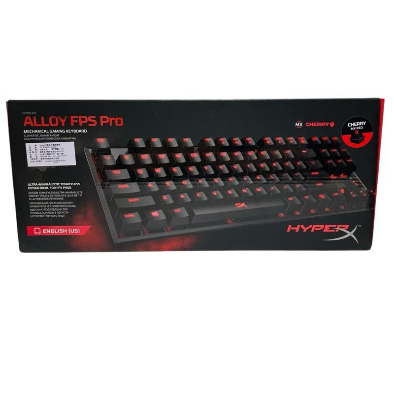 【新莊幸福店】HyperX*Alloy FPS PRO 機械式電競鍵盤（紅軸）寶物工廠 二手