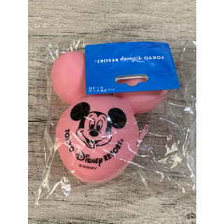 東京迪士尼樂園 Tokyo Disney Resort｜米奇氣球 幸福在天空｜矽膠 零錢包吊飾 粉色