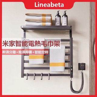 ✨智慧電熱毛巾架✨110v本土電壓 米家APP 碳纖維乾式發熱 抗菌除濕烘乾 IPX4級防水 智慧定時 浴室毛巾架