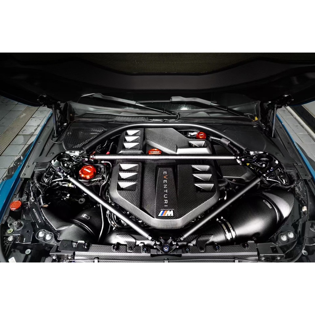 speedtune BMW G80 G81 M3 G82 M4 碳纖維 引擎室 拉桿 鋁合金 結構桿 {需預購}