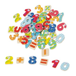 法國Boikido木製玩具-數字學習磁鐵組55片