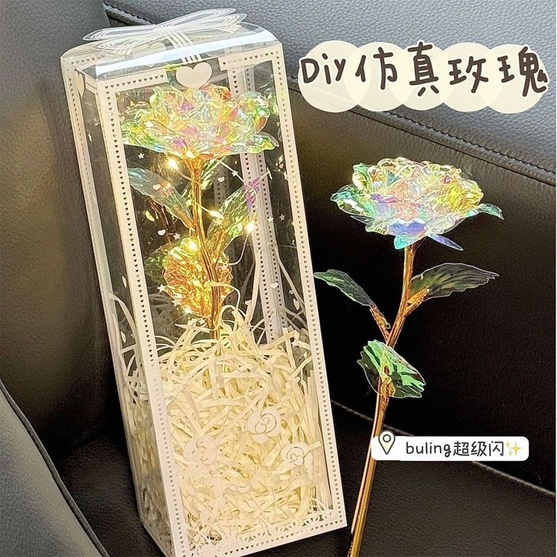 【桃園出貨 可開發票】母親節花束禮盒 母親節彩金玫瑰 玫瑰花 情人節 畢業 永生花 畢業花束 花束 母親節 彩金花