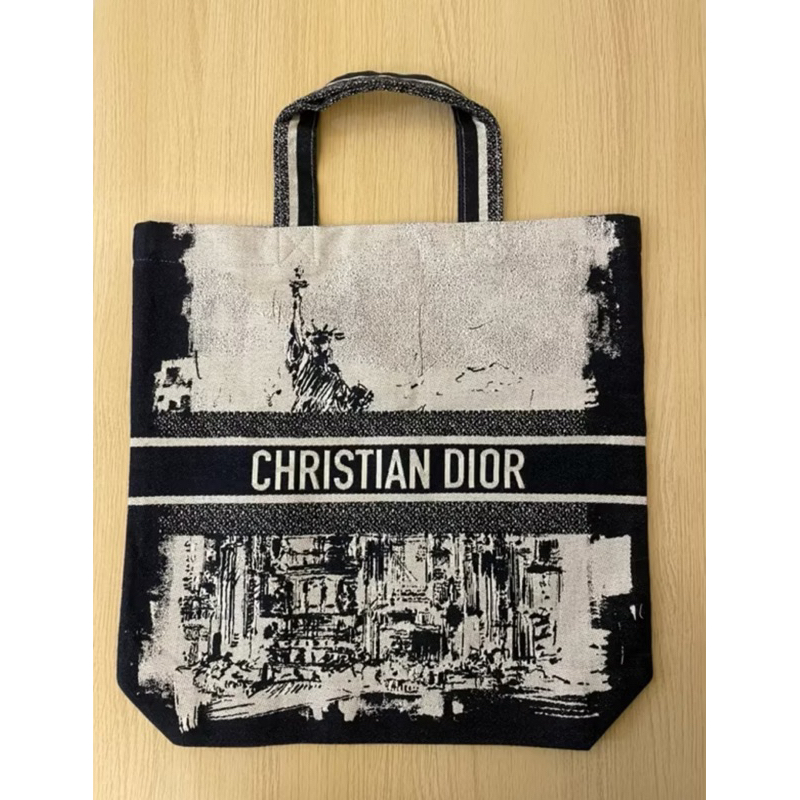 Dior 艾菲爾鐵塔 自由女神 2024年 vip贈品帆布包