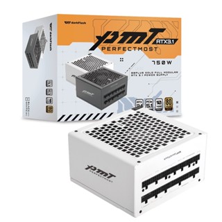 darkFlash 大飛 PMT 750W 80+全模組 ATX 3.1&PCIe 5.1 白色 電源供應器 /10年保