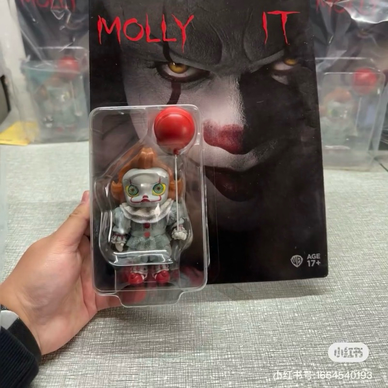 現貨+預購❤️泡泡瑪特100% Molly IT小丑回魂吊卡 POP MART 小丑吊卡 公仔 玩具