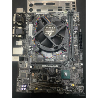 二手良品，DDR4 ASUS D320MT-K主機板，加CPU i5-6500附擋板，附風扇，本商品都經過上機測試一天。