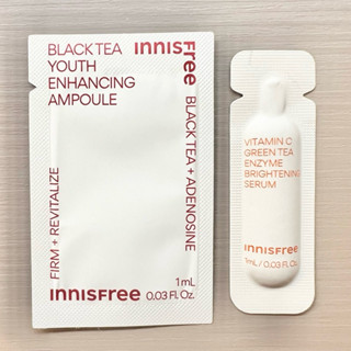 黑貓小舖🐈‍⬛｜innisfree 濟州紅茶極效修護安瓶 維他命C淨亮精華1ml 1ml 試用包