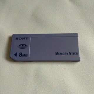 SONY 8MB MEMORY STICK 記憶卡（長卡），功能正常(6891)